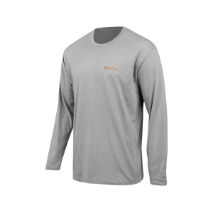 Beretta Men's Walk Em Long Sleeve Crew Neck T Shirt Stone Heather XL - Beretta