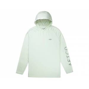 AFTCO Men's Samurai Performance Hoodie Canary Green Heather Large