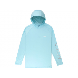AFTCO Men's Samurai Performance Hoodie Clearwater Heather Large
