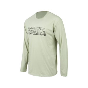 Beretta Men's Vista Camo Long Sleeve Crew Neck T Shirt Sage Green Medium - Beretta