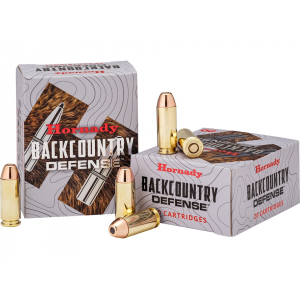 HORNADY Backcountry Defense 44 Remington Magnum Ammo 240 Grain Dgh Protected Jacketed Hollow Point Box Of 20