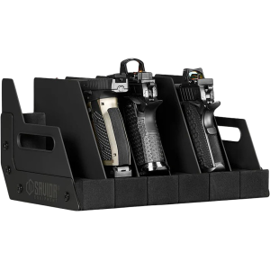 Savior Equipment 6-Slot Pistol Rack Black - Savior Equipment