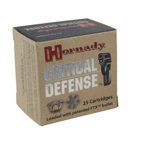 HORNADY Critical Defense 30 Carbine Ammo 110 Grain HORNADY Ftx Polymer Tip Box Of 25