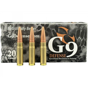 Defense 300 AAC Blackout (7.62x35mm) 120 Grain Solid Hollow Point Lead Free Box Of 20 Ammo