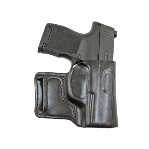 DeSantis Gunhide E-Gat OWB Holster Right Hand Springfield Hellcat Leather Black - Desantis Gunhide