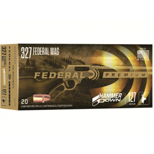 FEDERAL Premium Hammerdown 327 FEDERAL Magnum Ammo 127 Grain Bonded Jacketed Soft Point Box Of 20