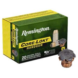 ington Core-Lokt 357 Magnum 180 Grain Semi-Jacketed Hollow Point Box Of 20 Ammo