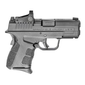 Springfield Armory XD-S Mod.2 OSP 9mm Luger Pistol 3.3" Barrel 9+1 Round Melonite Black Slide Black Grip Black Frame Crimson Trace Red Dot Sight