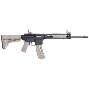 Smith & Wesson M&P 15-22 Sport MOE Semi Automatic Rifle 22 Long Rifle 16.5" Black Threaded Barrel Black Frame Flat Dark Earth Collapsible Stock