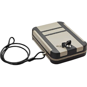 SnapSafe TrekLite XL Combination Lock Box Pistol Safe Steel FDE
