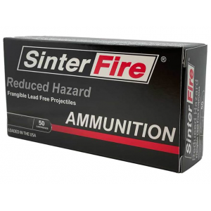 SINTERFIRE Reduced Hazard 45 Acp Ammo 155 Grain Frangible Flat Nose Lead Free Box Of 50 856086004742 145054