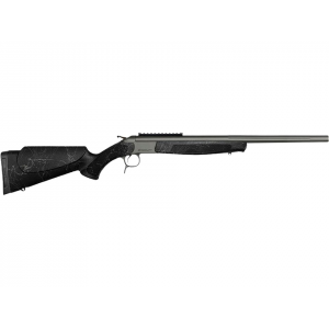 CVA Scout TD Single Shot Rifle 45-70 Government 25" Fluted Tungsten Threaded Barrel Tungsten Frame Black Field Stock - Cva