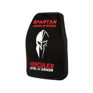 Spartan Armor Hercules Body Armor Shooter's Cut Stand Alone Ballistic Plate IV 10"x12" Multi-Curve Set of 2 - Spartan Armor
