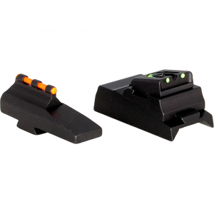 Williams Fire Sight Set CVA with Octagon Barrel Aluminum Black Fiber Optic Green - Williams