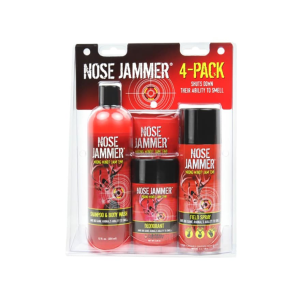 Nose Jammer Scent Elimination Four Pack Combo Kit - Nose Jammer