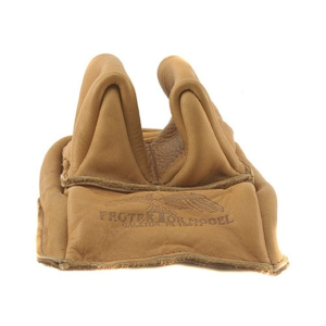 Protektor Rabbit Ear Rear Shooting Rest Bag Leather Tan Unfilled - Protektor