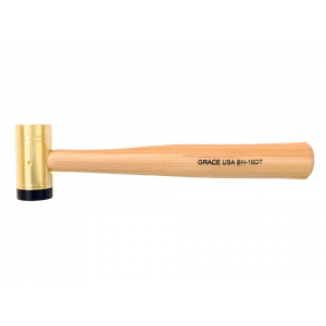 Grace USA Delrin Tip Brass Hammer 16 oz - Grace