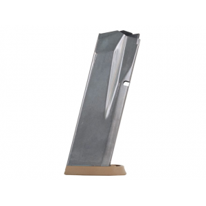 SMITH & WESSON Magazine S&W M&P, M&P M2.0, 45 ACP 10-Round Steel PVD Matte with Brown Base Pad