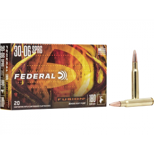 eral Fusion 30-06 Springfield 180 Grain Bonded Round Nose Box Of 20 Ammo