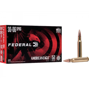 eral American Eagle 30-06 Springfield 150 Grain Full Metal Jacket Box Of 20 Ammo