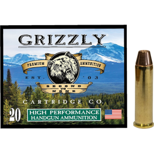 Grizzly Cartridge Bear Load 357 Magnum Ammo 150 Grain Full Metal Jacket Box of 20 - Grizzly Cartridge