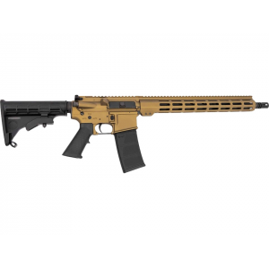 ANDRO Corp Industries Aci-15 Bravo Base Semi Automatic Rifle 5.56x45mm Nato 16" Melonite Black Threaded Barrel Burnt Bronze Frame Black Pistol Grip 736684145194 402307