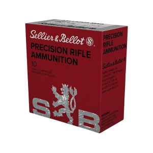 SELLIER & Bellot 338 Lapua Magnum Ammo 250 Grain Sierra Matchking Jacketed Hollow Point Box Of 10