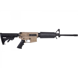ANDRO Corp Industries Aci-15 M4 Semi Automatic Rifle 5.56x45mm Nato 16" Black Threaded Barrel Flat Dark Earth Frame Black Pistol Grip 615629900947 534141