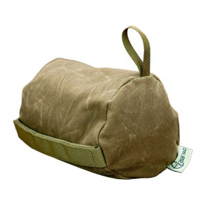 Cole-Tac Waxed Canvas Woobie Shooting Rest Bag Coyote Brown - Cole-Tac