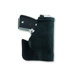 GALCO Pocket Protector Pocket Holster Ambidextrous Ruger LCP, Kel Tec P32, P3AT Leather Black