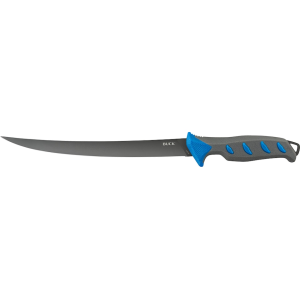 Buck Knives 147 Hookset Fillet Knife 9" 5Cr15MoV Stainless Black Titanium Coated Blade Polypropylene Handle Gray - Buck Knives