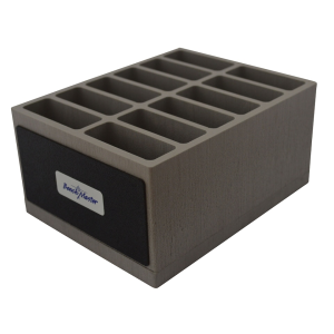 Benchmaster AR-15 Magazine Rack 12 Closed Cell High Density Foam Gray - Benchmaster