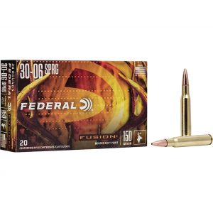 eral Fusion 30-06 Springfield 150 Grain Bonded Round Nose Box Of 20 Ammo