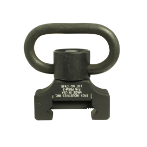 Troy Industries Rail Mount Sling Swivel Socket Adapter with Quick Detach Sling Swivel AR-15 Aluminum Black