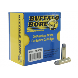 BUFFALO Bore Outdoorsman 357 Magnum Ammo 180 Grain Flat Nose Box Of 20