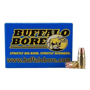 Buffalo Bore 357 Sig Ammo 125 Grain Jacketed Hollow Point Box of 20
