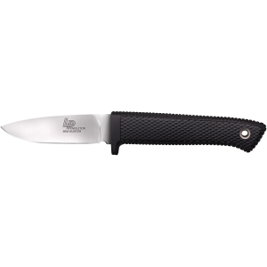Cold Steel Pendleton Mini Hunter Fixed Blade Knife 3" Drop Point AUS-10A Polished Blade Griv-Ex Handle Black