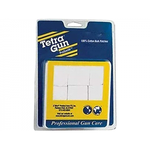 TETRA GUN ProSmith Cleaning Patches 6mm, 243, 270 Caliber Cotton 100PK