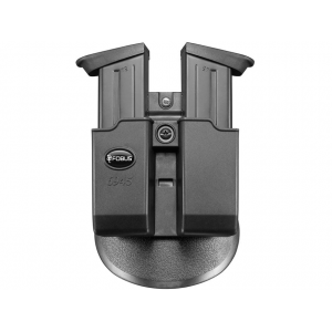 FOBUS Evolution Roto-Paddle Double Stack Double Magazine Pouch Ambidextrous CZ 97 B, S&W M&P 45, Springfield Armory XD 45 ACP Polymer Black