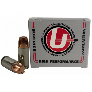 Underwood 9mm Luger +P Ammo 115 Grain Lehigh Xtreme Penetrator Fluted Lead Free Box of 20 - Underwood Ammunition