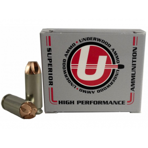 Underwood Xtreme Defender 10mm Auto Ammo 115 Grain Lehigh Xtreme Defense Fluted Lead Free Box of 20 - Underwood Ammunition