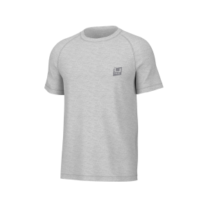 Huk Men's Performance Heather Short Sleeve Crew Neck T Shirt Harbor Mist Heather Medium - Huk