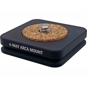 Gray Ops CNC 4-Way Arca Adapter Standard Cork - Gray Ops Cnc