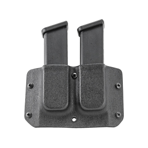 Mission First Tactical Double Magazine Pouch Springfield Armory Double Stack 9mm, 40 S&W, Boltaron Black - Mission First Tactical