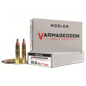 ler Varmageddon 300 AAC Blackout 110 Grain Nosler Varmageddon Polymer Tip Box Of 20 Ammo