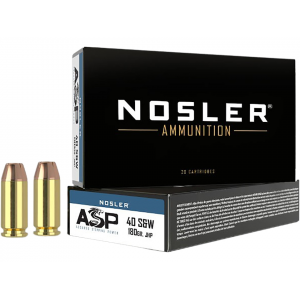 ler ASP 40 S&W 180 Grain Jacketed Hollow Point Box Of 50 Ammo