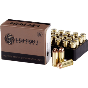 igh Defense XD 10mm Auto 115 Grain Lehigh Xtreme Defense Fluted Lead Free Box Of 20 Ammo