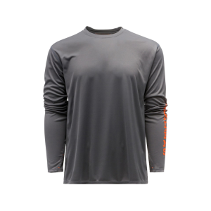 GRUNDENS Men's Tough Sun Crew Long Sleeve Crew Neck T Shirt Anchor Large