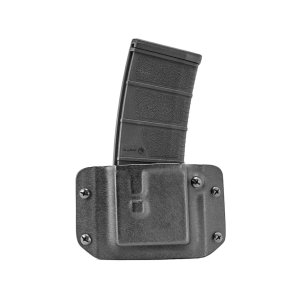 Mission First Tactical Single Magazine Pouch AR15 Boltaron Black - Mission First Tactical
