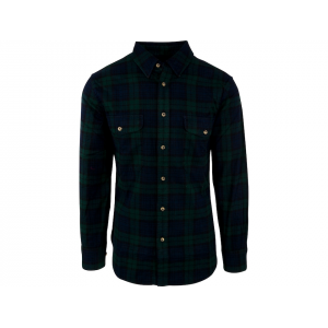 MIDWAYUSA Men's Flannel Shirt Black Watch Medium